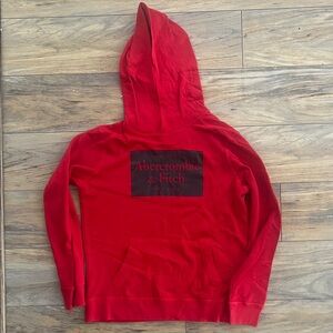 Abercrombie & Fitch Red Kids Hoodie
